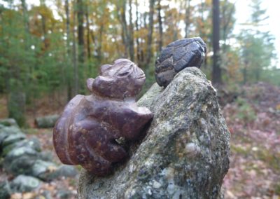 Sacred rocks talking at American Stonehenge