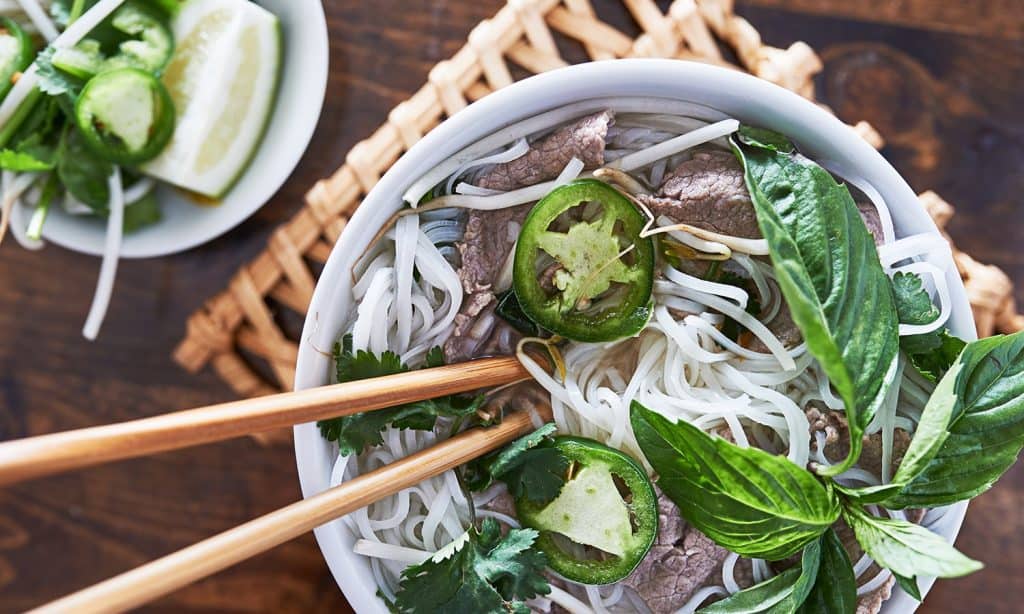 Pho and Poke Vermicelli bowl