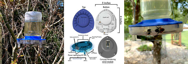 Stamets Bee Feeder layout