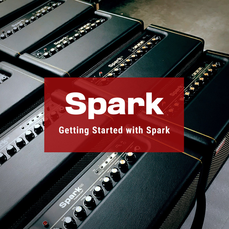 Getting Started with Spark Amp image of multiple Spark Amps back to back