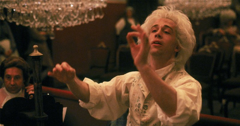 Amadeus Conducting in film by Milos Forman