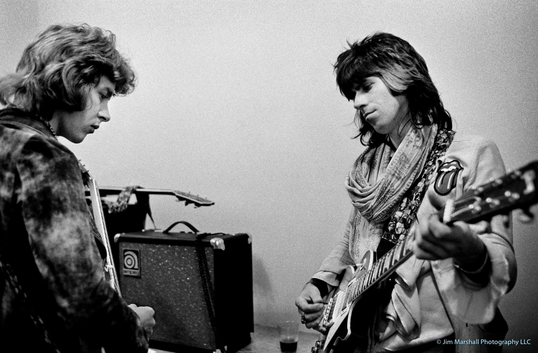 Keith Richards and Mick Taylor