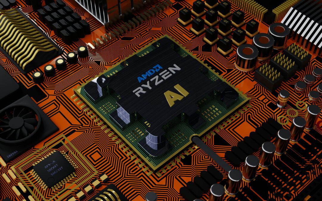 chip, AMD, AMD series, Ryzen, AI, chip Artificial intelligence, motherboard, IA 300, processor, computing, hardware, technology, CPU, GPU, neural networks, machine learning, deep learning, computer vision, natural language processing, robotics, automation, data analysis, data science, high-performance computing, cloud computing, edge computing, IoT, smart devices, embedded systems, microcontrollers, firmware, software, programming, algorithms, data storage, memory, bandwidth, performance, efficiency, power management, thermal management, cooling systems, overclocking, benchmarking, gaming Published on June 3, 2024 Free to use under the Unsplash License