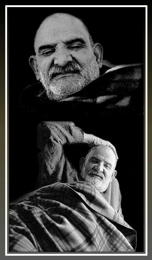 Neem Karoli Baba card B&W