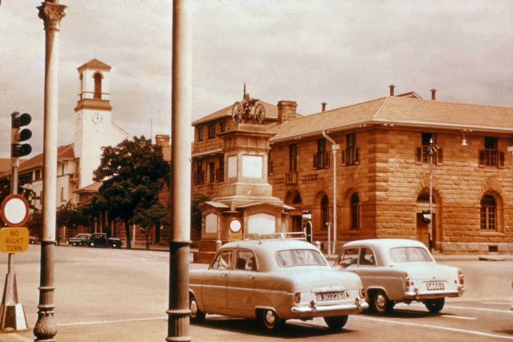 Bulawayo, Rhodesia street scene 1960s