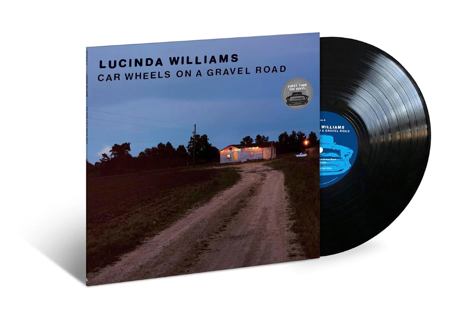 Car Wheels on a Gravel Road Vinyl