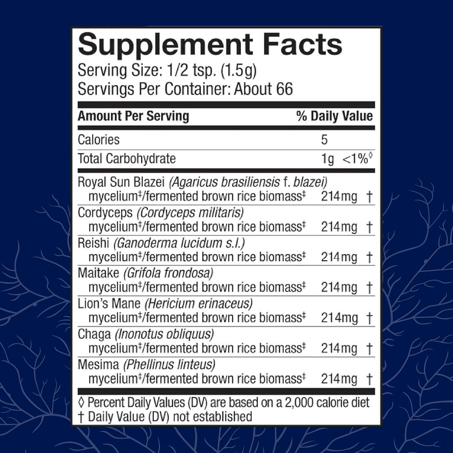 Host Defense Stamets 7 Mushroom Powder - 7 Species Blend - Mushroom Supplement for Immune Support with Royal Sun Blazei, Cordyceps, Reishi, Maitake,..