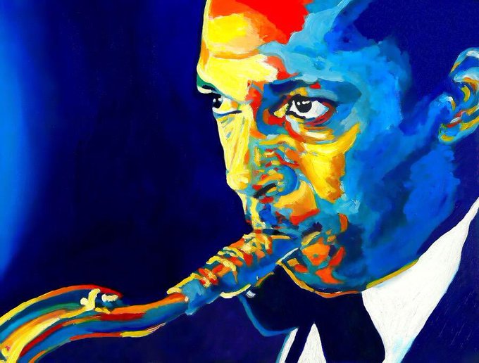 Coltrane-Blu Framed Print Vel Verrept by Vel Verrept